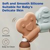 Evoceler Softness Staged Teething Toys (30° Super Soft, 50° Soft, 70° Regular) for Baby Teething Relief - 10 Pcs Pacifier-Grade Silicone Rattle Teethers for Babies 2-5, 5-9, 9-18+ Months, BPA Free