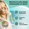 Caribbean Breeze Lip Sunscreen Chapstick Essentials, Sunscreen Lip Balm SPF 50 with Green Tea, Pomegranate, and Aloe Extracts, 0.15 oz, Pack of 4