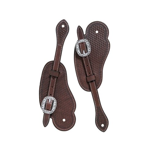 Weaver Leather mens Cowboy Straps horse spurs, Brown, US