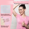 4 Pairs Underarm Sweat Pads Reusable Sweat Absorbing Guards Washable Armpit Sweat Pads with Shoulder Strap Under Arm Sweat Protectors Women Breathable Absorbent Sweat Pads Guards for Women and Men