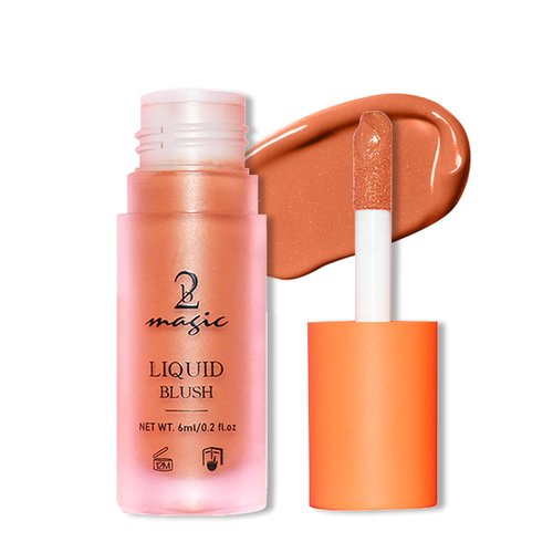 Liquid Blush, Long-lasting & Blendable Liquid Blush for High-Pigment Color, Achieve a Soft, Dewy, Healthy Natural Finish (07-Ripe Apricot, 0.2 Ounce)