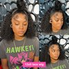 Venice Hair 13x6 Lace Front Human Hair Wigs for Black Women Virgin Curly Human Hair Wigs Short Lace Frontal Wig Pre Plucked with Baby Hair (12inch, 150% density)