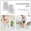 12pcs Clockwork Walking Movement, Wind-up Dancing Walking Robot Toy DIY Clockwork Toy Easter Clockwork Toy Clay Craft Accessory for Kids Child Easter