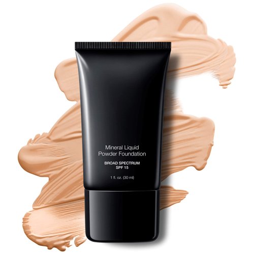 Mineral Liquid Powder Foundation SPF 15/1 Oz. Hypoallergenic - For All Skin Types (Porcelain)