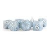 FanRoll by Metallic Dice Games 16mm Sharp Edge Silicone Rubber Poly DND Dice Set: Glacial Debris, Role Playing Game Dice for Dungeons and Dragons