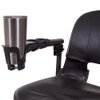 Standard Size Mobility Scooter Power Wheelchair Cup Holder - Fits Most Brands - Designed for Armrests 3" or Less
