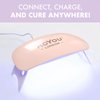MOYOU LONDON LED & UV Light for Gel Nails – Lightweight & Compact 6W Gel Nail Polish UV Light & LED Light with 5V/1A USB Power Cable – Gel Nail Polish Lamp & Other Nail Supplies - Classic