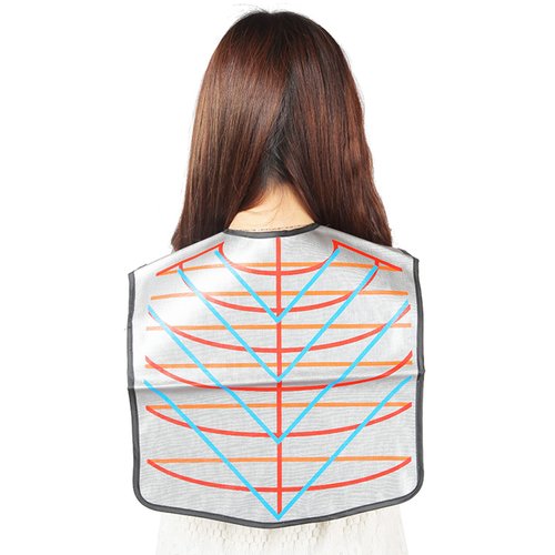 PERFEHAIR Hair Cutting Collar Tool, Salon Hairdressing Hair Dye Cape with Angular &amp; Straight Cutt...