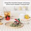 OTOTO Tea Trap Loose Tea Steeper - Tea Diffuser for Loose Tea Leaves - Cute Tea Infuser for Brewing Flavorful Teas - Tea Holder Loose Leaf Tea - Stainless Steel Kitchen Gadget Strainer with Fine Mesh