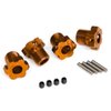 Traxxas TRA8654A Wheel Hubs, Splined, 17mm Orange-Anodized (4)