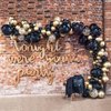 Beliueyes Black Gold Balloon Garland Arch Kit 121PCS, Confetti Balloons for Kids Birthday Anniversary Graduation New Year Party Decor Background Decoration