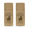 Farmstead Apothecary 100% Natural Lip Balm with Organic Beeswax, Organic Shea Butter & Organic Coconut Oil, Fig & Honey 0.2oz (Pack of 2)