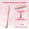 13pcs Hair Brush Set With Rat Tail Comb Fish Handle Wide Comb Detangling Hairbrush Women Chirstmas Gifts Salon Hair Styling Tool Partner At Home Straight And Smooth Paddle Brushes Pink