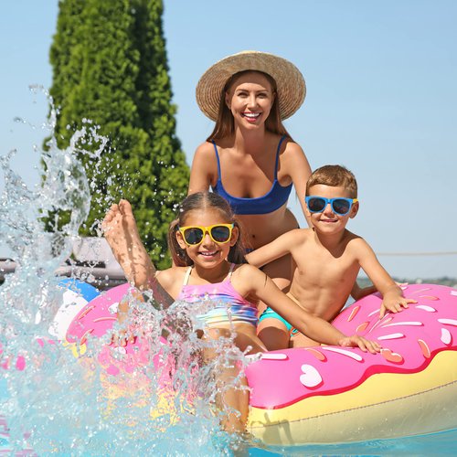 GIFTINBOX Kids Sunglasses Bulk, 12Pack Kids Sunglasses Party Favor with UV400 Protection for Boys and Girls, Gift for Birthday, Beach, Pool Party favors, Goody Bag Stuffers