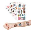 85 PCS Reading Book Library Temporary Tattoos Sticker Booklish Nerd Birthday Party Decorations Favors Supplies Gifts Boys Girls Teachers Adult Cute Inspirational Tattoo School Prizes Reward Themed