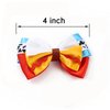 JiaDuo Baby Girls Hair Bow Clips 4pc Cartoon Birthday Party Dress Up Accessories 4 Inch