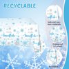 Snowflake Birthday Party Decorations Christmas Snowflake Party Plates Napkins Tablecloth Set Blue and White Snowflake Winter Birthday Party Supplies Decorations Snowflake Baby Girls Birthday Tableware
