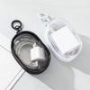 Gadpiparty 2pcs Clear Figure Display Bag with Keychain, Portable Figures Storage Bag Doll Display Case Small Hanging Blind Boxes Zipper Closure Collectibles Organizer