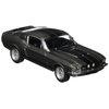 KiNSMART 1967 Ford Shelby Mustang GT500 Gray 1:38 Scale 5 Inch Die Cast Model Toy Race Car w/Pullback Action