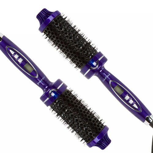 Head Kandy Perfectionist Ceramic Heated Hot Air Styling/Curling Iron Brush (45mm, Purple)