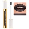 MAKI YIKA Metallic Lipstick for Women Black Lipsticks Long Lasting Glitter Lipstick No Smudge No Transfer Full-Coverage Liquid Lip Gloss (BR14 Midnight)