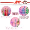 24Pcs Jungle Animal Party Straws for Jungle Animal Party Favors, Animal Themed Party Decorations Reusable Animal Straws for Animal Party Supplies for Kids Boys Girls