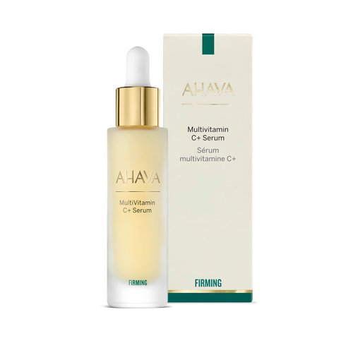 AHAVA Firming MultiVitamin C+ Serum - Enriched with Antioxidants, Panthenol, Vitamin E, Xanthan Gum & Osmoter Exclusive Blend of Dead Sea Minerals for Firmness, Luminosity and Radiance, 1 Fl Oz