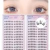 48 Pairs natural lashes Natural Look Self Adhesive Eyelashes - False Eyelashes Natural - Lashes for a Natural Look - Fake Eyelashes Natural - Self Adhesive Lashes, Lash Clusters