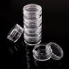 Onwon New 3 Gram 3ML Size Empty Clear Plastic Cosmetic Containers Jars Pot For Eye shadow Makeup Nail Powder Etc(50 PCS)