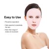 Naturahand 2 Pieces Silicone Mask, Reusable Anti-Wrinkle Silicone Face Mask for Sheet Prevent Evaporation Masks Face Care Tool Pink,White