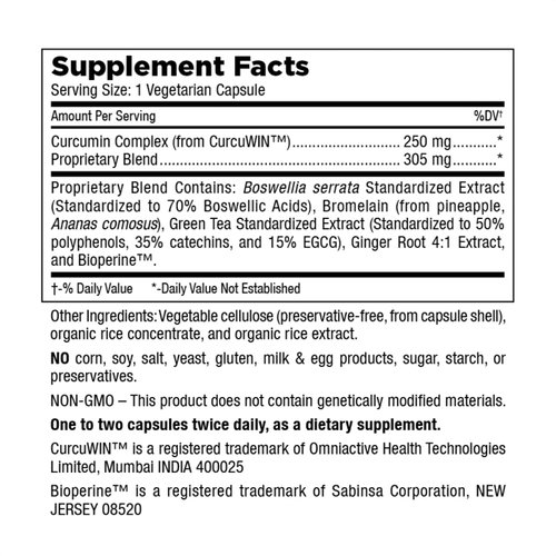 Mt. Angel Vitamins: Inflameze Advanced. Joint Health, Collagen Protection, Turmeric Supplement, 60 capsules