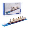 LUKHANG World Famous Titanic Micro Building Block Set for Adult Cruise Ship Micro Bricks Model Kit for Kids Ages of 14+ - 1872 PCS Great Gift