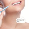 Interdental Slim Brush Anself 60Pcs Dental Floss Picks Refill Inter-Dental Brush Teeth Stick Toothpick Flosser for Oral Deep Clean Health Care