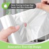3 Gallon 220 Counts Strong Trash Bags Garbage Bags by Teivio, Bin Liners, for home office kitchen, Clear