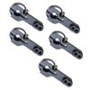 FainWan 5PCS 25T Aluminum Servo Horns M3 Threads Metal Steering Arm for RC Car Truck Buggy Airplane,Gray