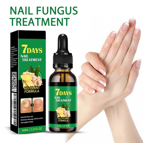 Ginger Nail Treatment Nail Support Nail Care, 7Days Nail Treatment Serum, Multi-Purpose Nail Repair