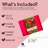 Glycerin Bar Soap Red Charm Scent - Natural, Vegan-Friendly, Hypoallergenic - Moisturizing and Hydrating with 100% Vegetable Glycerin - Sulfate-Free, Paraben-Free, Chemical-Free - 4.5 oz