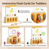 TOP BRIGHT Flash Cards for Toddlers - 40 Double Sides Flashcards, Colors & Shapes Flash Cards, Logic Key Montessori Toys, Preschool Learning Activities for 2 3 4 Years Old Preschool Kids