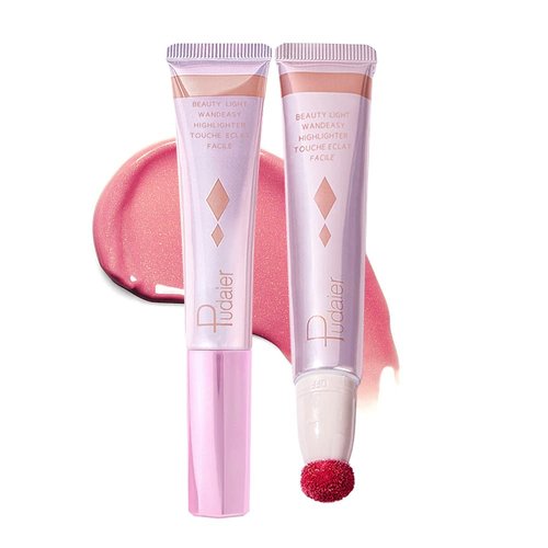 Marine Forest Contour Beauty Wand, 13 Colors Silky Cream Contour Stick with Cushion Applicator, Face Highlighter, Bronzer and Blush Makeup, Long Lasting, Lightweight and Blendable, 0.7 Fl Oz (08)