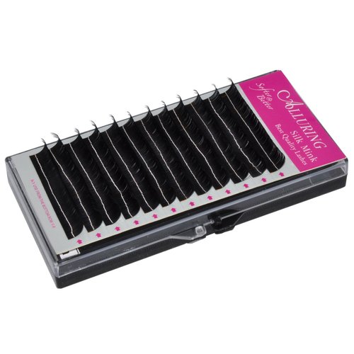 Alluring Silk Mink Eyelash Extensions Lashes - C Curl 3D lashes .07mm thickness (C .07 x 15mm)