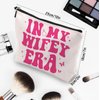 CEASQVAA Bride Gifts Makeup Bag, Engagement Gifts for Her, Bride to Be Gifts, Bridal Shower Bachelorette Gifts for Bride, In My Wifey Era Makeup Cosmetic Zipper Bag Pouch
