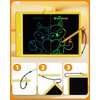 Bravokids LCD Writing Tablet for 3-8 Year Old Girls and Boys - 10 Inch Electronic Doodle Board Drawing Pad, Educational Birthday Gift for Kids and Toddlers (Yellow)
