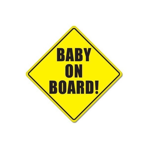 Baby ON Board Baby Safety Sign car Sticker 5" x 5"