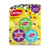 Carmex Medicated Lip Balm Holiday Jars, 9 Count (3 Packs of 3)