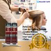 2pcs Extreme Hold Wig Glue 1.4oz w/White Hair Clip Bundle Pack | Waterproof Invisible Long-Lasting | Front Weave Toupees Wigs Extensions Active Lace Glue | Super Bold Hold Lace Adhesive