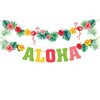 Hawaiian Aloha Party Decorations - Luau Party Supplies - Tropical Theme Summer Beach Pool Party Decorations - Luau Birthday Party Decor