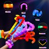 UrChoice 12 PCS Light up Glow Sticks for Kids 4-8-12, Bulk Party Pack Glow Bracelets Necklaces for Toddlers, Glow in The Dark Party Supplies, New Years Eve Dancing Camping Decorations