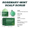 Rosemary Mint Scalp Scrub for Thinning Hair, Scalp Exfoliator Scrub Shampoo Promote Hair Growth, Scalp Treatment to Clarify and Remove Build Up with Silicone Scalp Massager, Itchy Scalp Relief