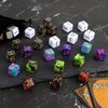 63 Pieces MTG Dice Counters Bulk Ability Keywords MTG Tokens Shield Life Counter 6 Sided Dice Set for Magic The Gathering,TCG,Cards Gaming Accessories