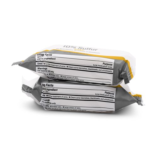 Dermaharmony 10% Sulfur Acne Bar Soap (4 oz) - 2 Bars